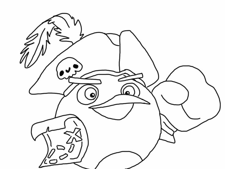 Раскраска: Angry Birds (мультфильмы) #25087 - Бесплатные раскраски для печати