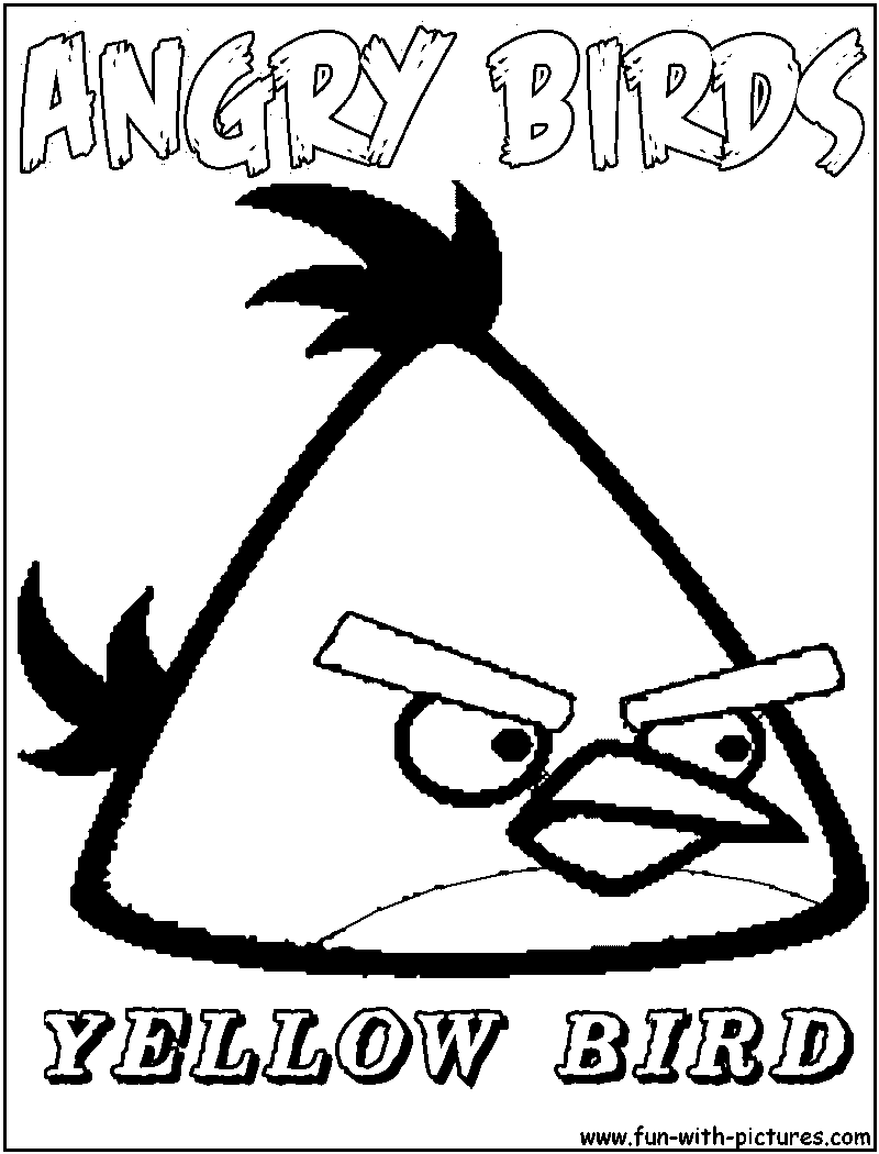 Раскраска: Angry Birds (мультфильмы) #25110 - Бесплатные раскраски для печати