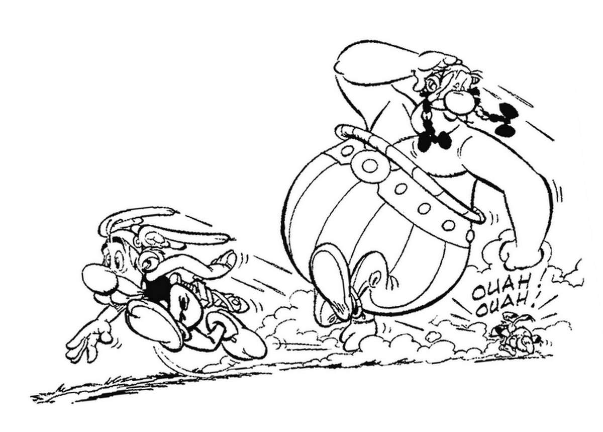 Раскраска: Астерикс и Обеликс (мультфильмы) #24401 - Бесплатные раскраски для печати