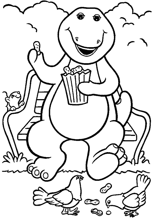 Раскраска: Барни и его друзья (мультфильмы) #40978 - Бесплатные раскраски для печати
