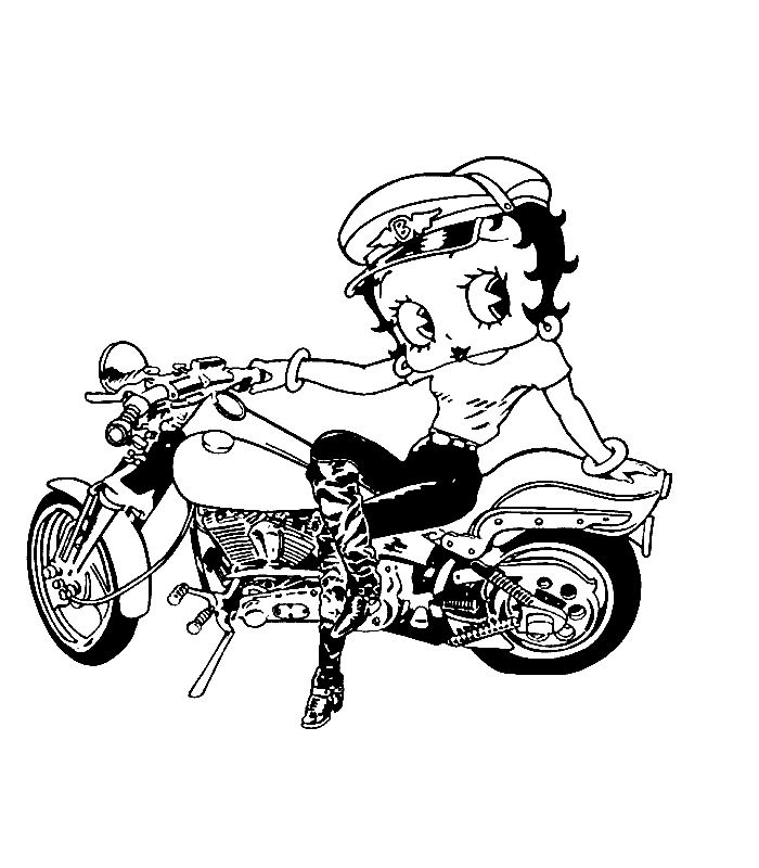 Раскраска: Бетти Буп (мультфильмы) #25942 - Бесплатные раскраски для печати