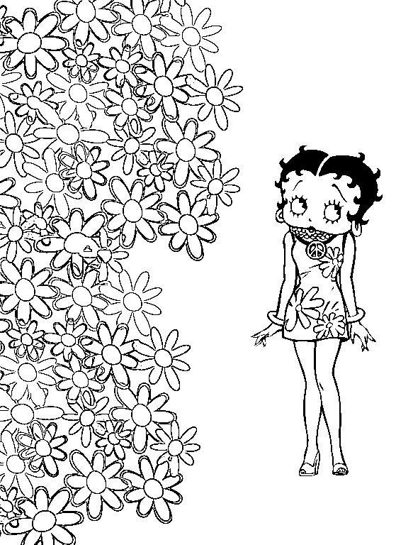 Раскраска: Бетти Буп (мультфильмы) #25973 - Бесплатные раскраски для печати