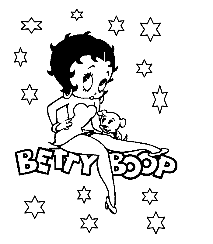 Раскраска: Бетти Буп (мультфильмы) #25974 - Бесплатные раскраски для печати
