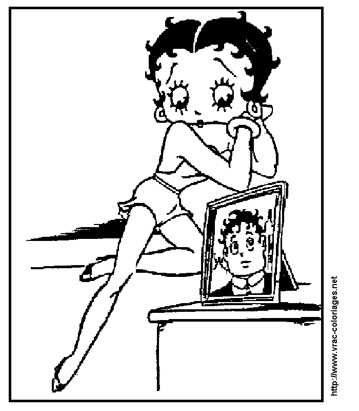 Раскраска: Бетти Буп (мультфильмы) #26021 - Бесплатные раскраски для печати
