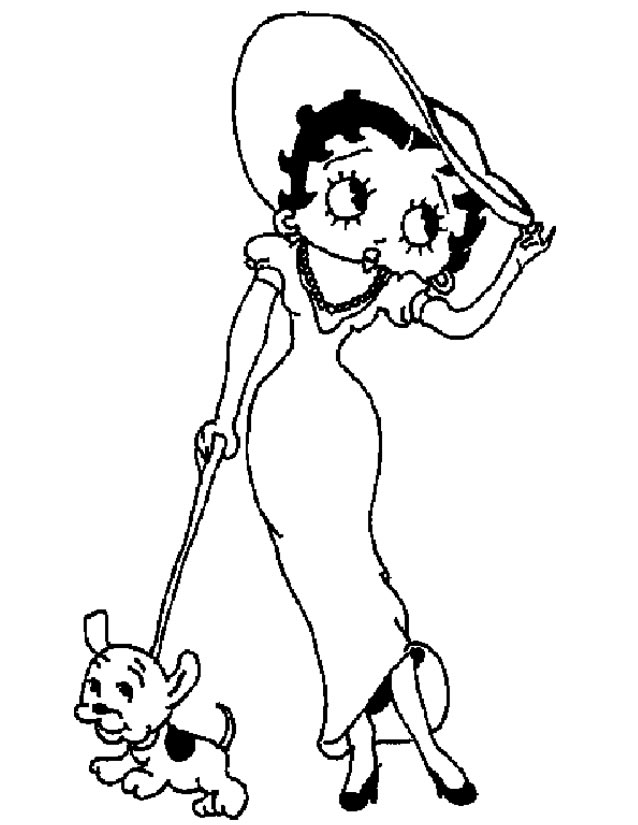 Раскраска: Бетти Буп (мультфильмы) #26029 - Бесплатные раскраски для печати