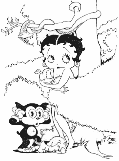 Раскраска: Бетти Буп (мультфильмы) #26041 - Бесплатные раскраски для печати
