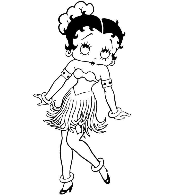 Раскраска: Бетти Буп (мультфильмы) #26108 - Бесплатные раскраски для печати