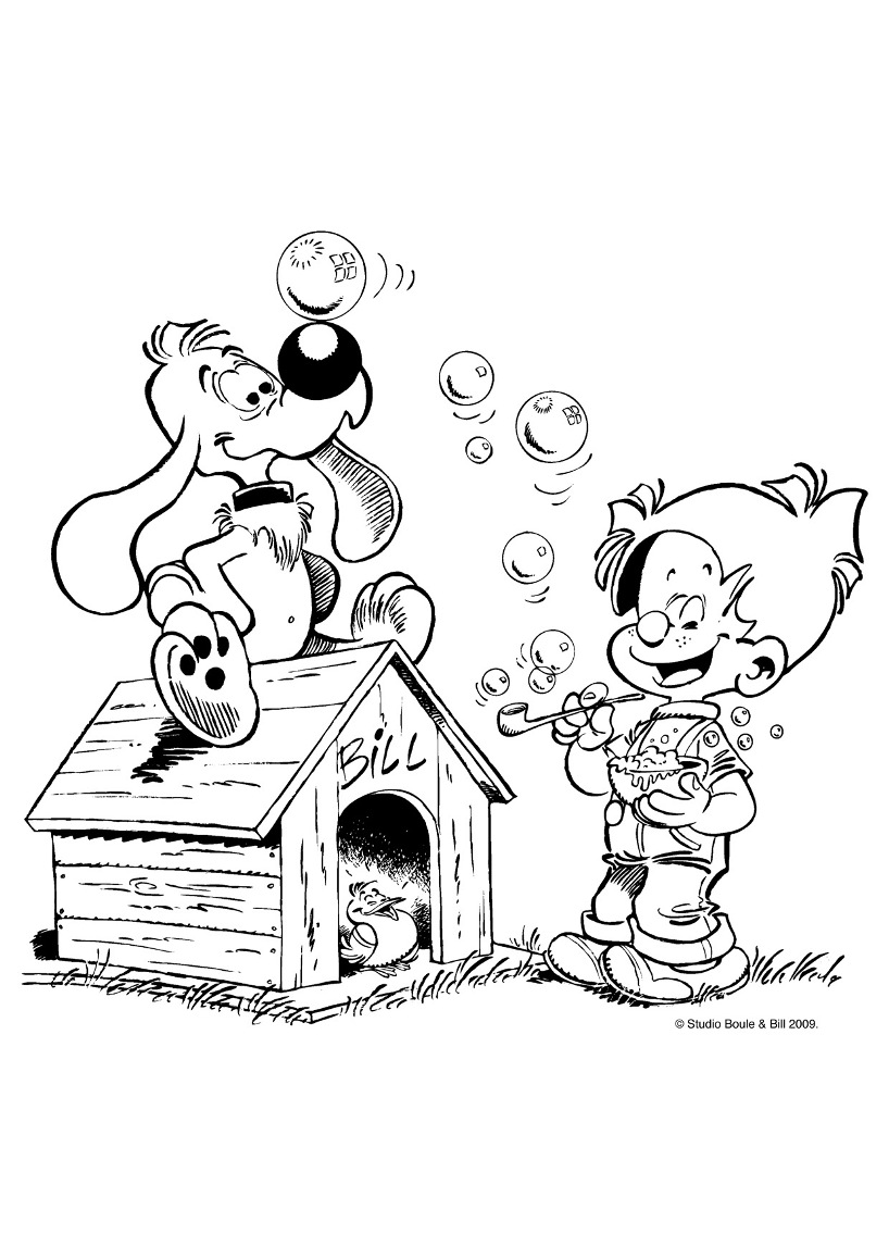 Раскраска: Болл и Билл (мультфильмы) #25341 - Бесплатные раскраски для печати