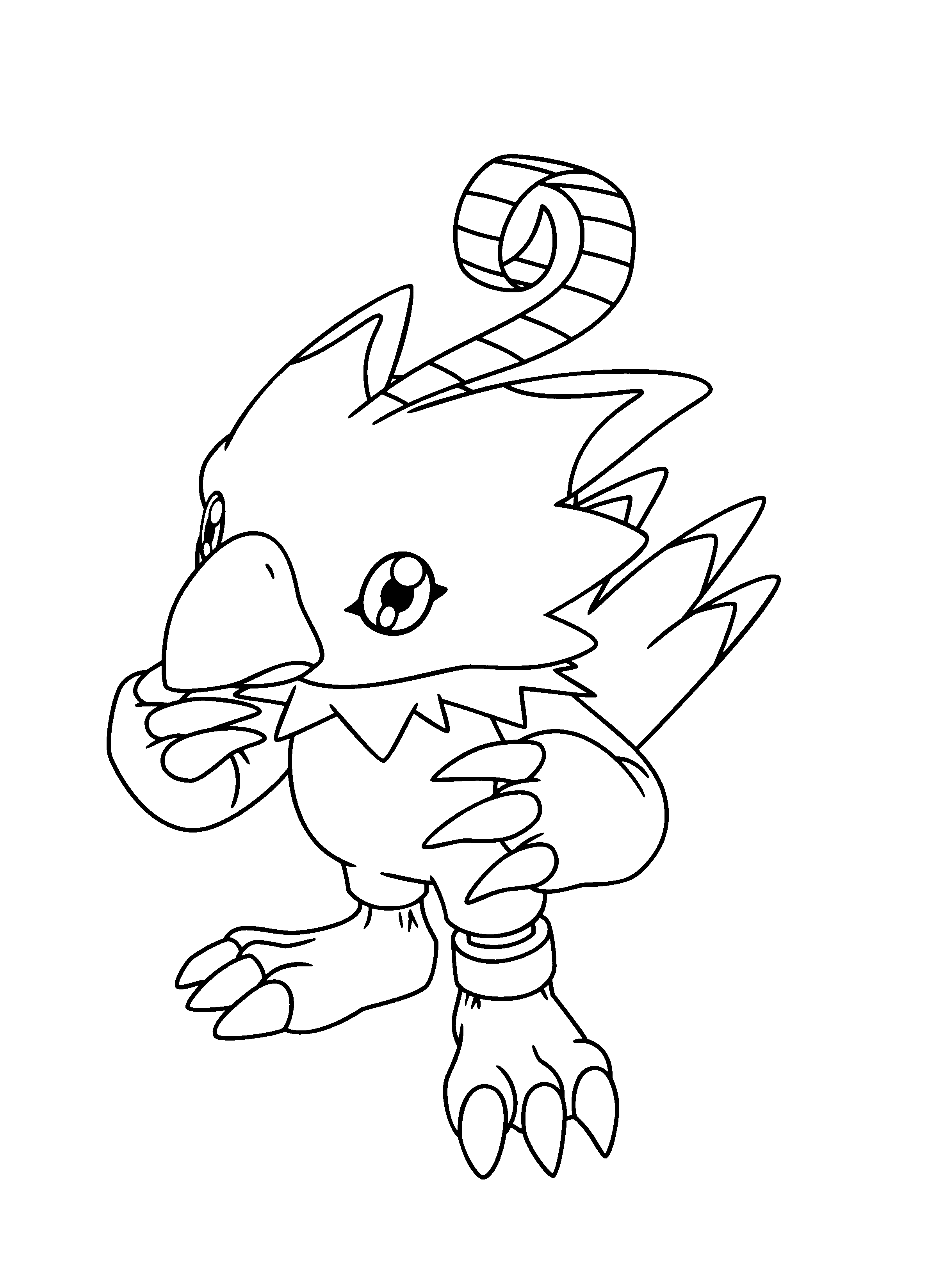 Раскраска: Digimon (мультфильмы) #51430 - Бесплатные раскраски для печати