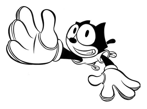 Раскраска: Кот феликс (мультфильмы) #47901 - Бесплатные раскраски для печати