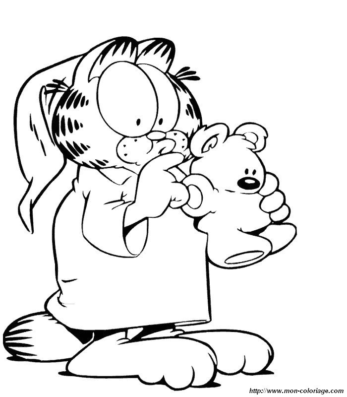 Раскраска: Garfield (мультфильмы) #26150 - Бесплатные раскраски для печати