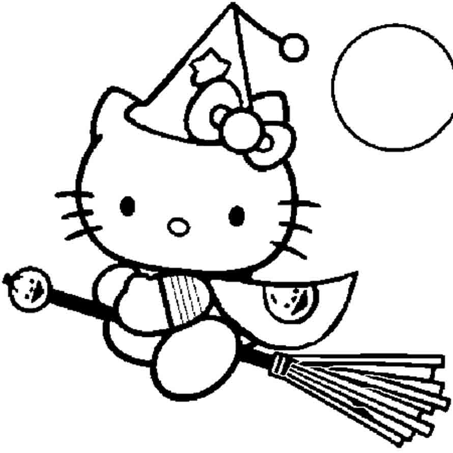 Раскраска: Привет котенок (мультфильмы) #36893 - Бесплатные раскраски для печати