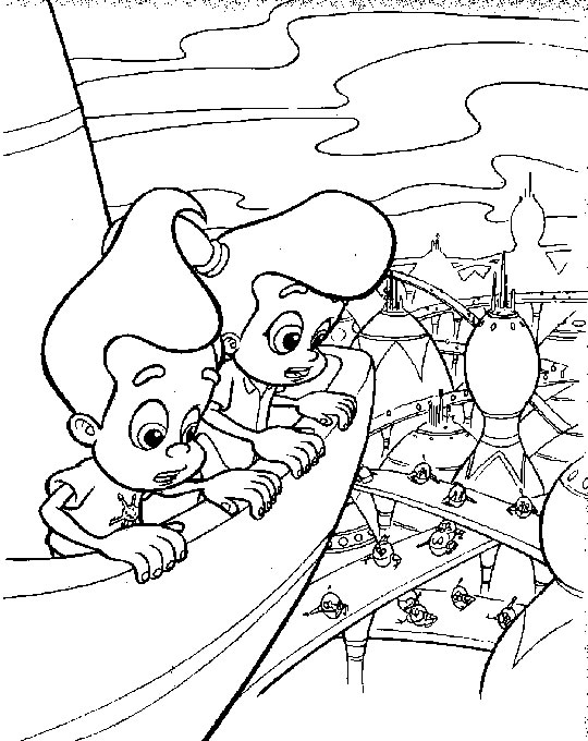 Раскраска: Джимми Нейтрон (мультфильмы) #48897 - Бесплатные раскраски для печати