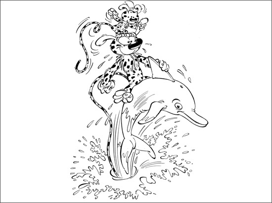 Раскраска: Marsupilami (мультфильмы) #50157 - Бесплатные раскраски для печати