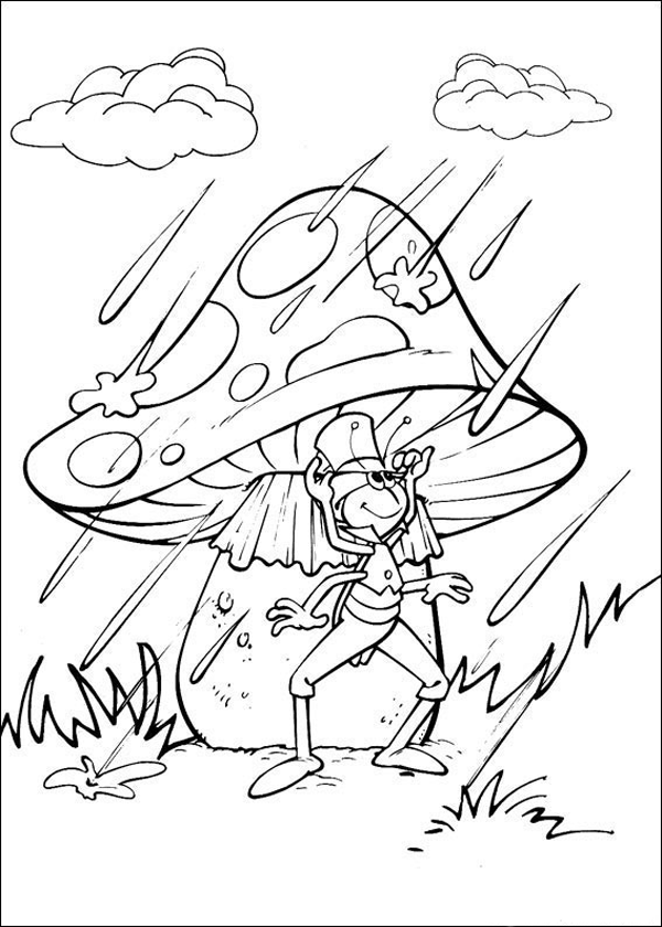 Раскраска: Майя пчела (мультфильмы) #28257 - Бесплатные раскраски для печати