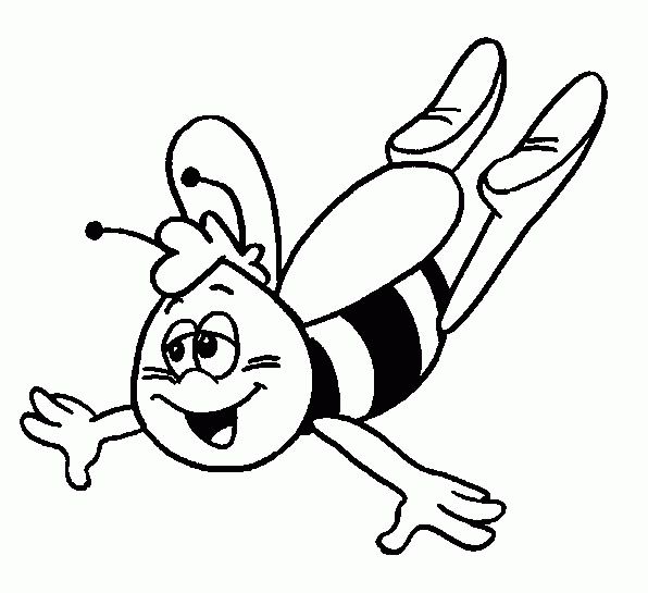Раскраска: Майя пчела (мультфильмы) #28279 - Бесплатные раскраски для печати