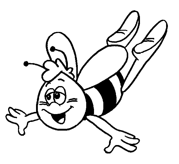 Раскраска: Майя пчела (мультфильмы) #28393 - Бесплатные раскраски для печати