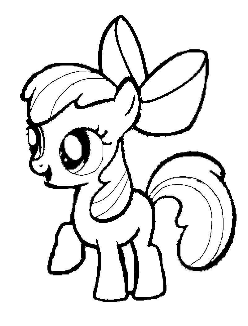 Раскраска: Маленький пони (мультфильмы) #41867 - Бесплатные раскраски для печати