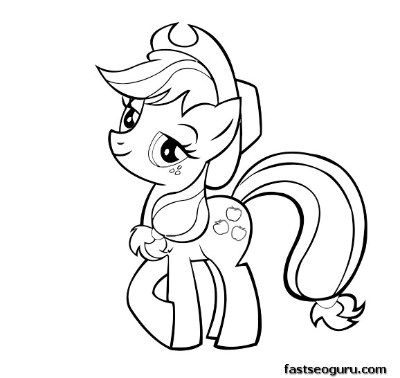 Раскраска: Маленький пони (мультфильмы) #41933 - Бесплатные раскраски для печати