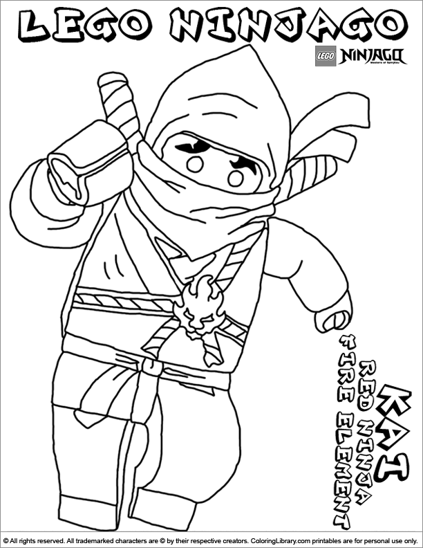 Раскраска: Ninjago (мультфильмы) #24107 - Бесплатные раскраски для печати