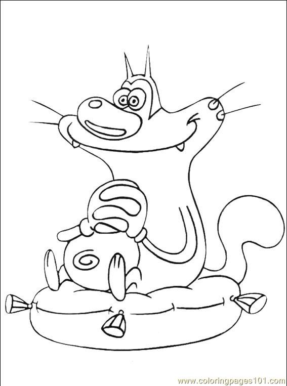 Раскраска: Огги и Каффардс (мультфильмы) #37864 - Бесплатные раскраски для печати