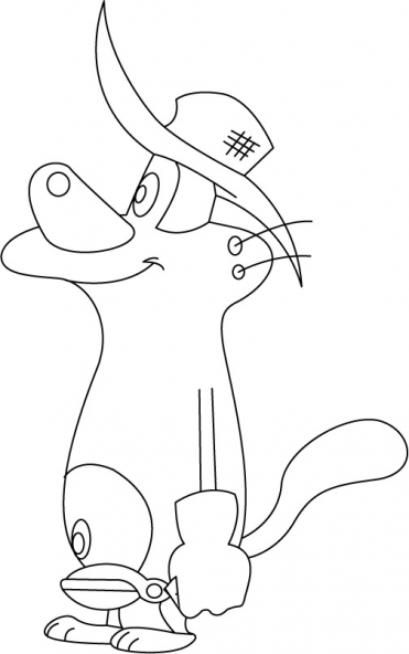 Раскраска: Огги и Каффардс (мультфильмы) #37951 - Бесплатные раскраски для печати