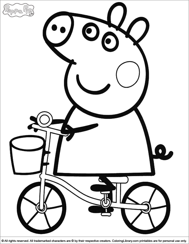 Раскраска: Свинка Пеппа (мультфильмы) #43912 - Бесплатные раскраски для печати