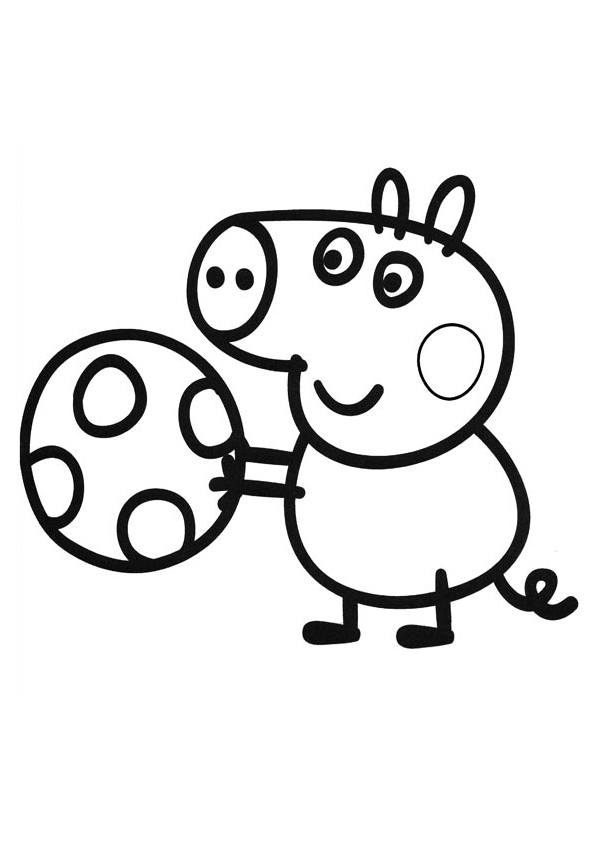 Раскраска: Свинка Пеппа (мультфильмы) #43914 - Бесплатные раскраски для печати