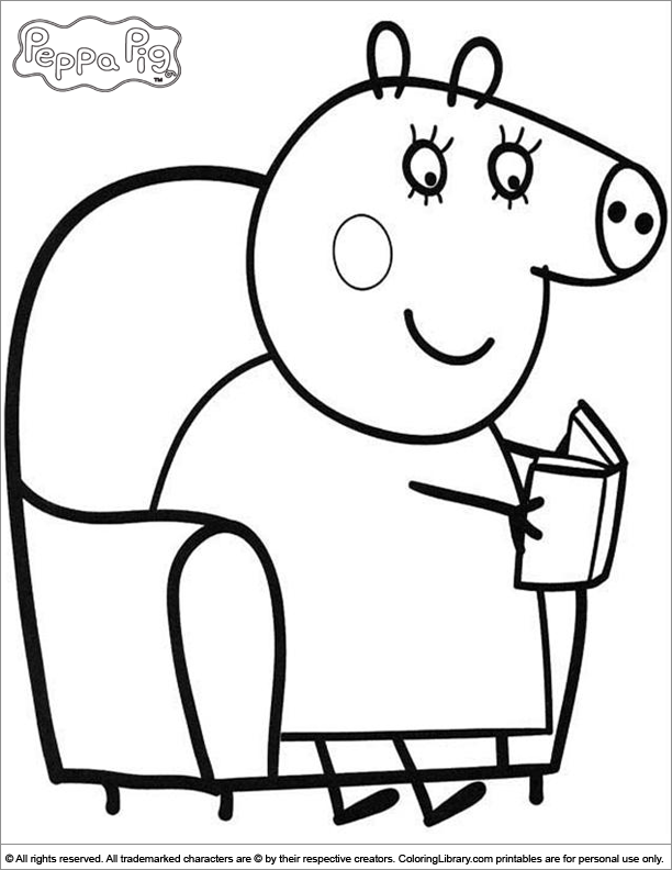 Раскраска: Свинка Пеппа (мультфильмы) #43969 - Бесплатные раскраски для печати