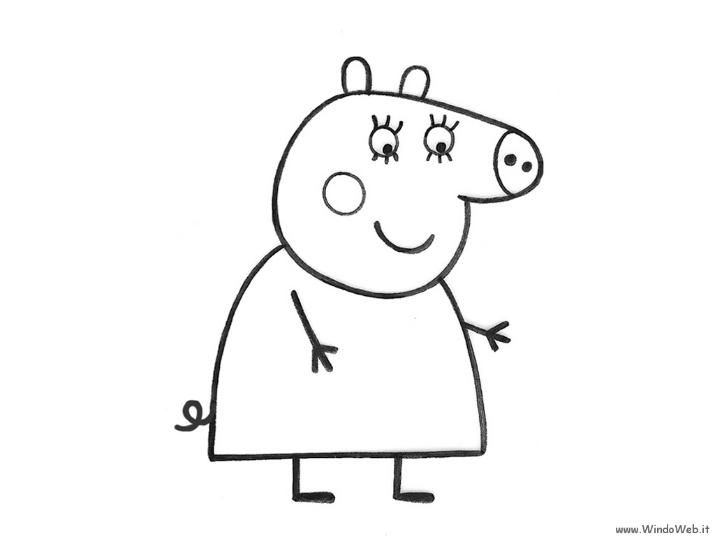 Раскраска: Свинка Пеппа (мультфильмы) #43982 - Бесплатные раскраски для печати