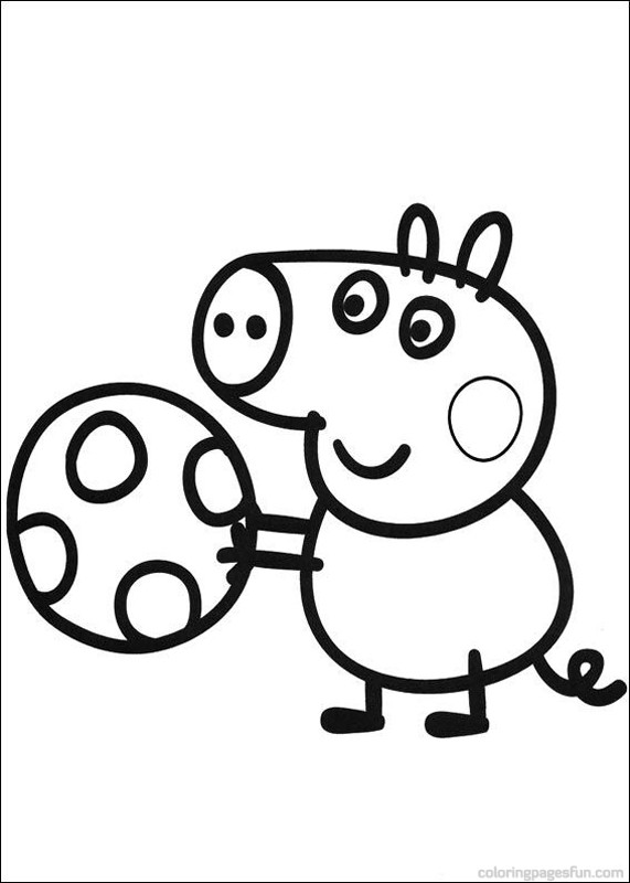 Раскраска: Свинка Пеппа (мультфильмы) #44005 - Бесплатные раскраски для печати