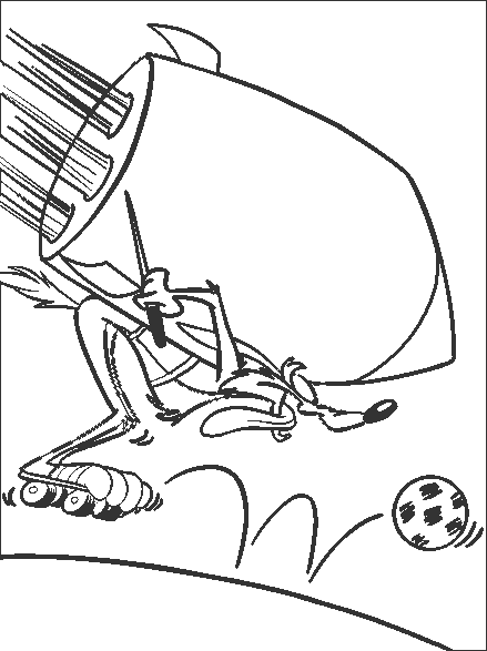 Раскраска: Beep Beep и Койот (мультфильмы) #47275 - Бесплатные раскраски для печати