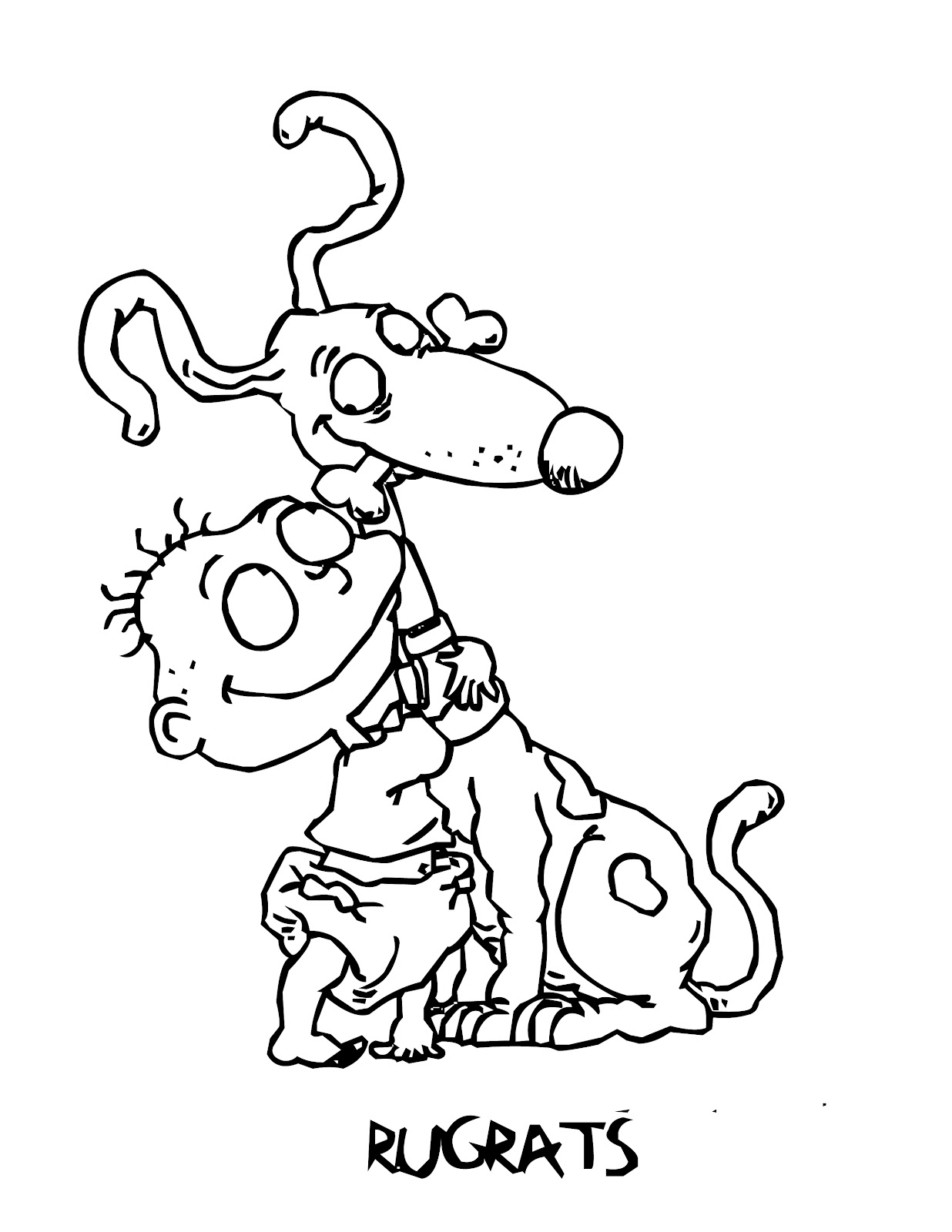 Раскраска: Rugrats (мультфильмы) #52785 - Бесплатные раскраски для печати