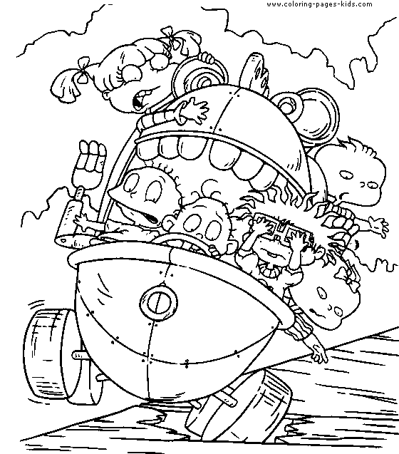 Раскраска: Rugrats (мультфильмы) #52786 - Бесплатные раскраски для печати