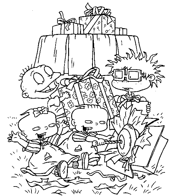 Раскраска: Rugrats (мультфильмы) #52793 - Бесплатные раскраски для печати