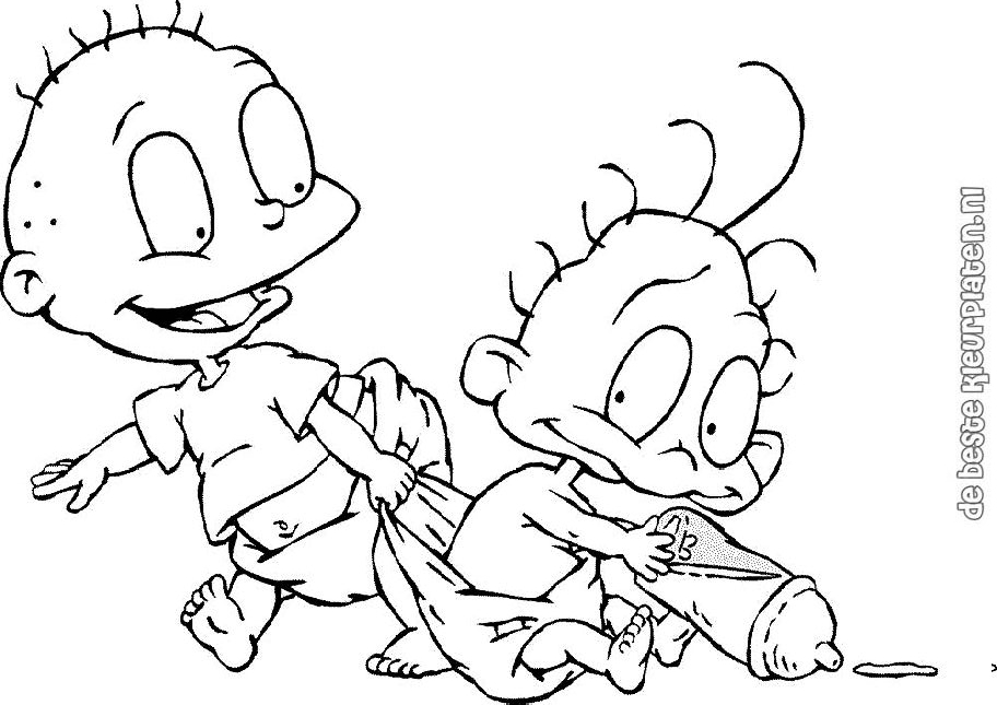 Раскраска: Rugrats (мультфильмы) #52816 - Бесплатные раскраски для печати