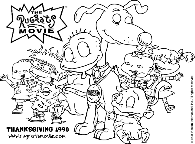 Раскраска: Rugrats (мультфильмы) #52833 - Бесплатные раскраски для печати