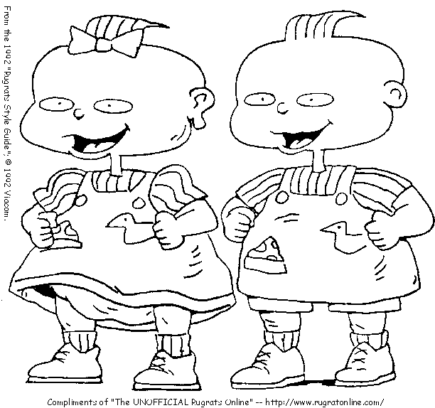 Раскраска: Rugrats (мультфильмы) #52843 - Бесплатные раскраски для печати
