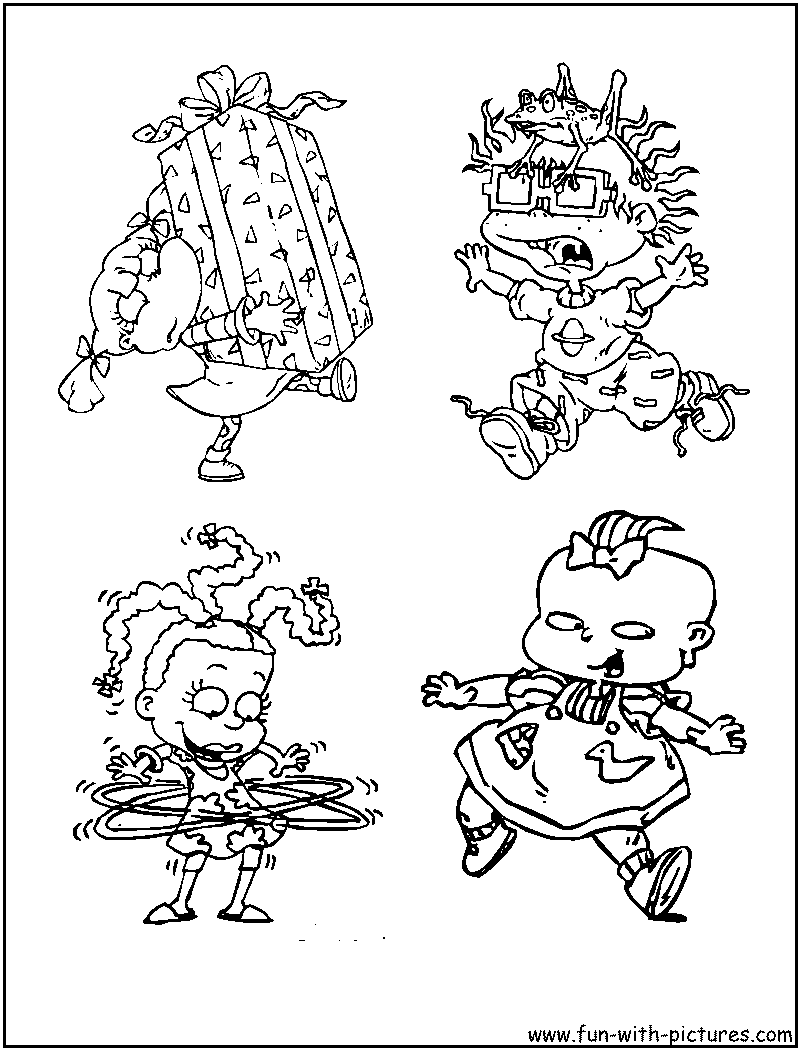 Раскраска: Rugrats (мультфильмы) #52863 - Бесплатные раскраски для печати