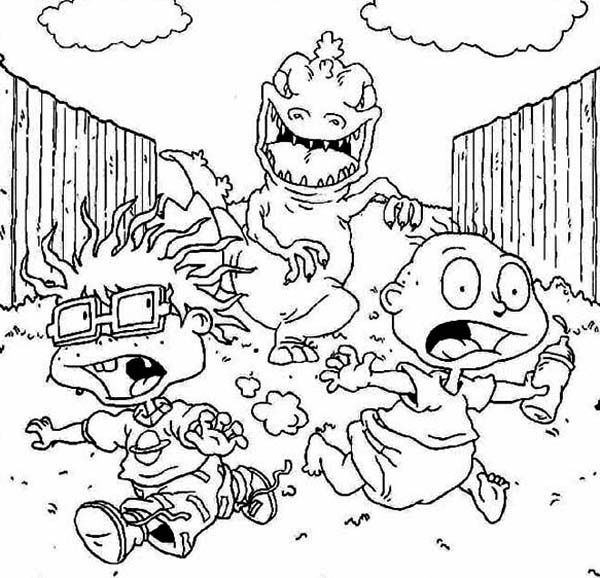 Раскраска: Rugrats (мультфильмы) #52916 - Бесплатные раскраски для печати