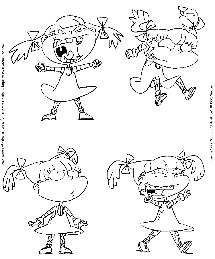 Раскраска: Rugrats (мультфильмы) #52921 - Бесплатные раскраски для печати