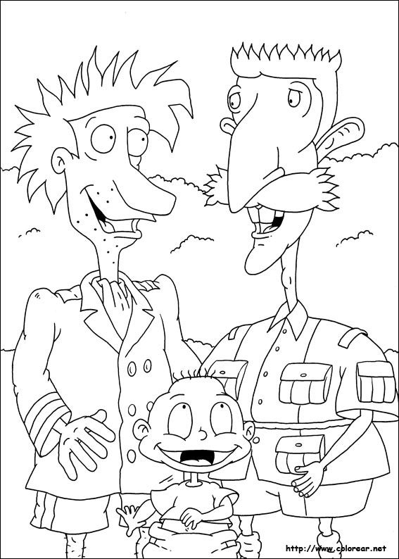 Раскраска: Rugrats (мультфильмы) #52933 - Бесплатные раскраски для печати