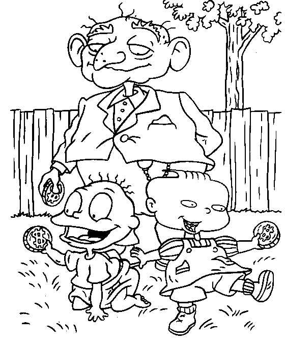 Раскраска: Rugrats (мультфильмы) #52961 - Бесплатные раскраски для печати