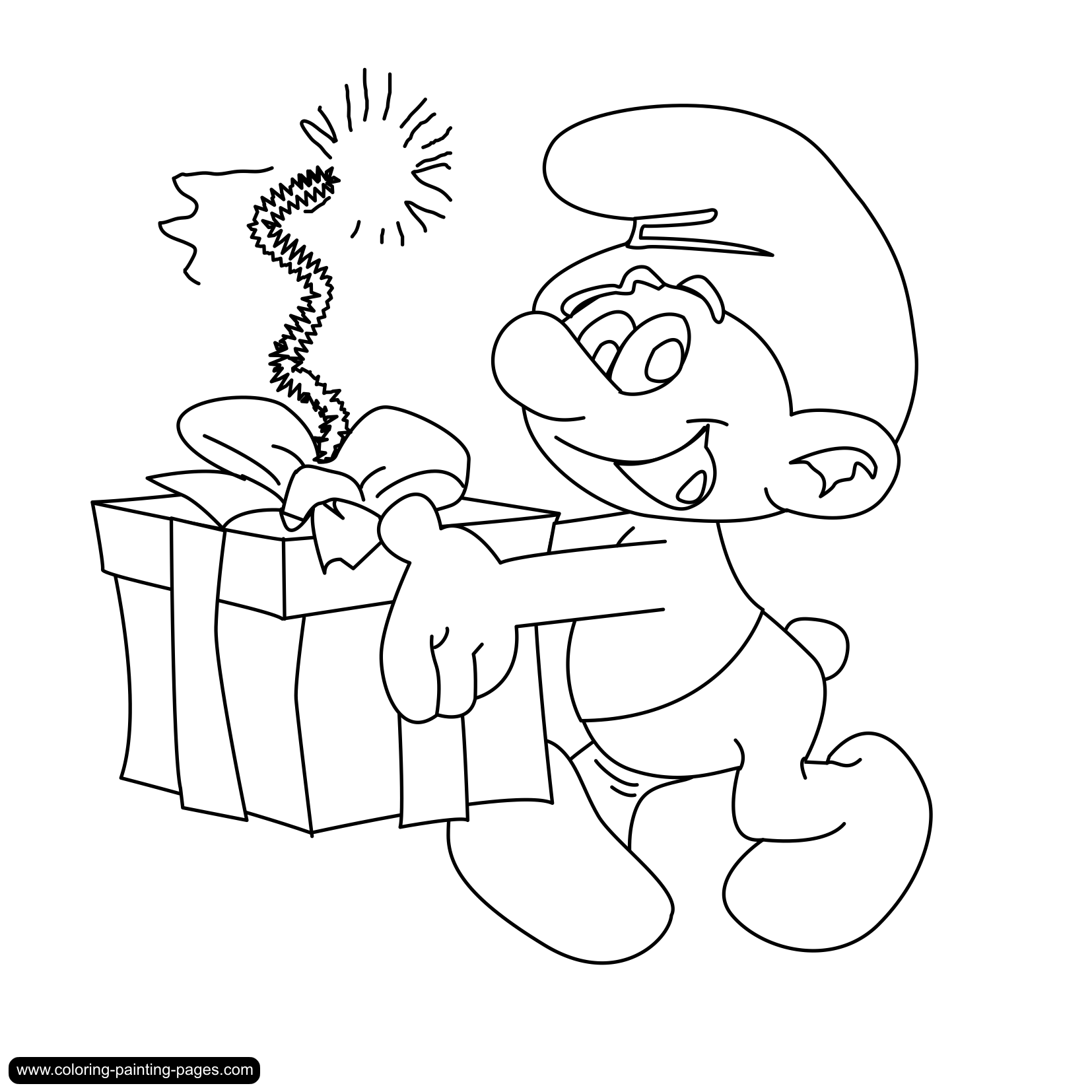 Раскраска: Smurfs (мультфильмы) #34574 - Бесплатные раскраски для печати