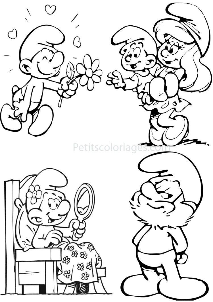 Раскраска: Smurfs (мультфильмы) #34613 - Бесплатные раскраски для печати
