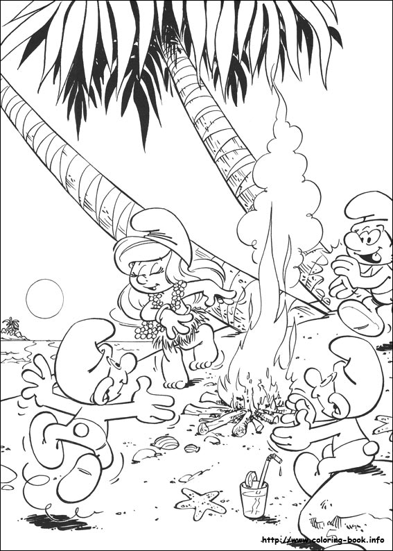 Раскраска: Smurfs (мультфильмы) #34679 - Бесплатные раскраски для печати