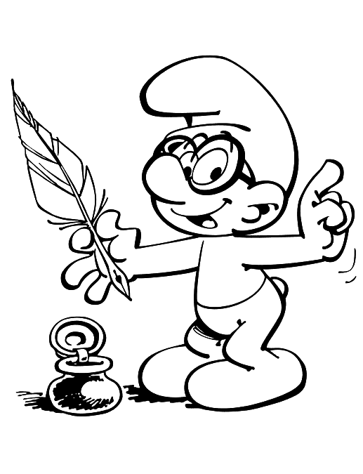 Раскраска: Smurfs (мультфильмы) #34742 - Бесплатные раскраски для печати