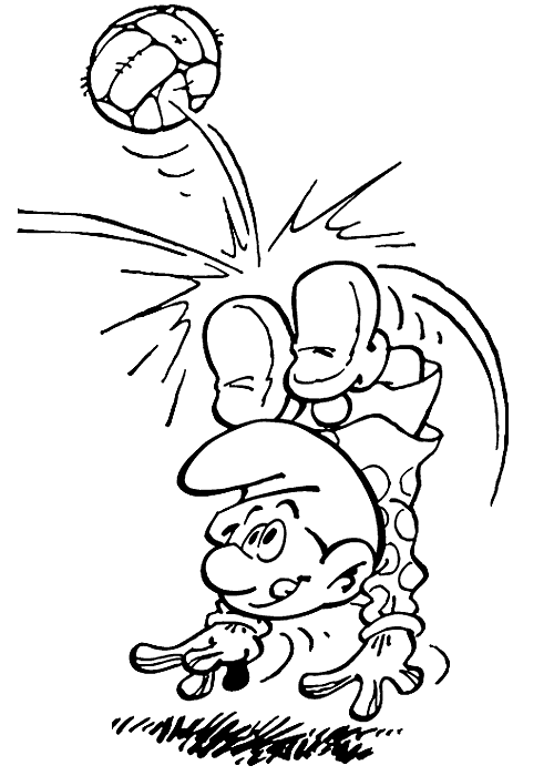 Раскраска: Smurfs (мультфильмы) #34747 - Бесплатные раскраски для печати