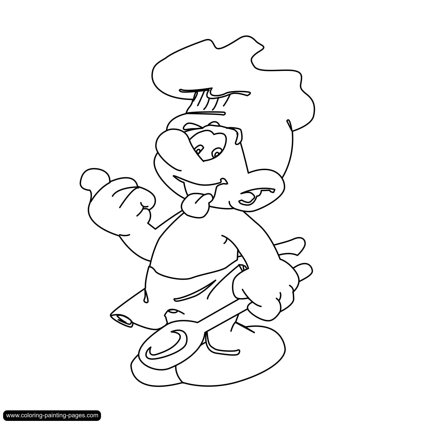 Раскраска: Smurfs (мультфильмы) #34751 - Бесплатные раскраски для печати
