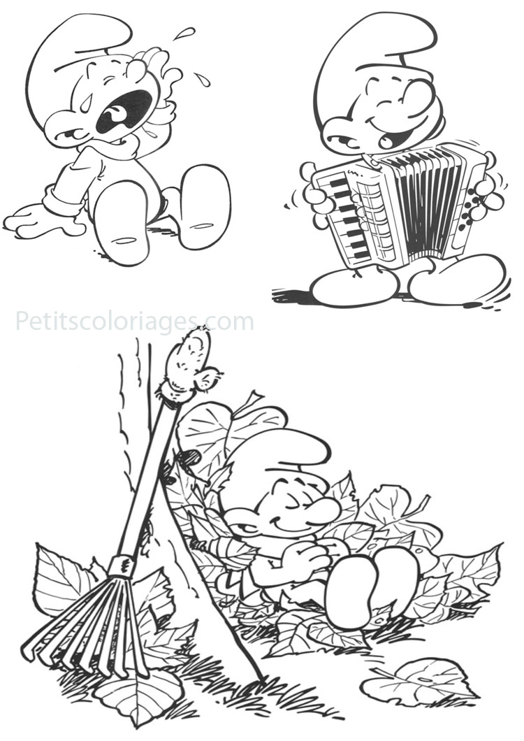 Раскраска: Smurfs (мультфильмы) #34758 - Бесплатные раскраски для печати